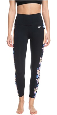 2024 Roxy Mujer Legging De Malla Heart Into It ERJNP03549 - Anthracite