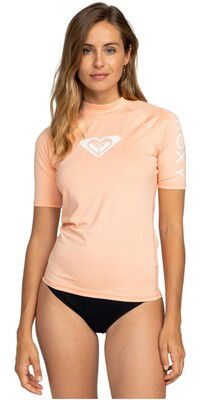 2024 Roxy Mujer Chaleco Entero De Lycra De Manga Corta ERJWR03548 - Salmon