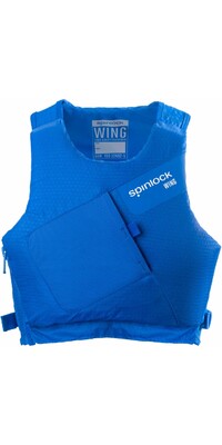 2024 Spinlock Junior Wing Side Zip 50N Buoyancy Aid DWBASCB - Blue