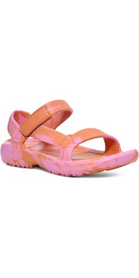 2024 Teva Mujer Hurricane Drift Huemix Sandalias 1134351 - Peach Bloom Swirl