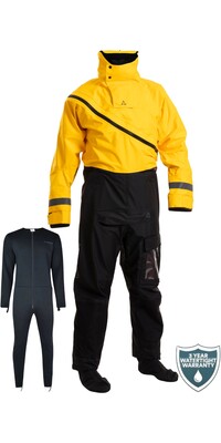 2024 Typhoon Hombres RNLI Infinity 200 Traje De Buceo Y Forro Polar 100206 - Amarillo / Black