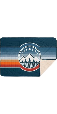 2024 Voited Fleece Mini Traveller Blanket - V24UN04BLMTCCA2 - Camp Vibes Two