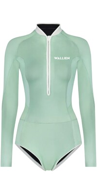 2024 Wallien Womens Horizonia 1.5mm Springsuit Wetsuit 101006010 - Aquamarine