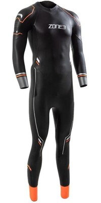 ZONE3 Hombres Black 2024 Traje Térmico Aspire WS22MTHRM101 - / Orange