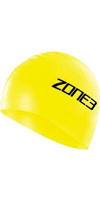 2024 ZONE3 Gorro De Natación De Silicona SA24SCAP - Yellow