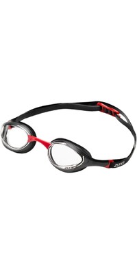 2024 ZONE3 Gafas De Natacin Volare SA19GOGVO101 - Negro / Rojo / Lente Transparente