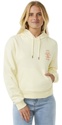 2025 Rip Curl Womens Search Icon Relaxed Hood 05PWFL - Lemon Ice