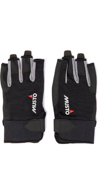 2024 Guantes De Dedo Cortos De Navegacin Musto Essential Augl003 - Negro