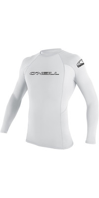 O'Neill Youth Basic Skins Chaleco De Sarpullido De Manga Larga Blanco 3346