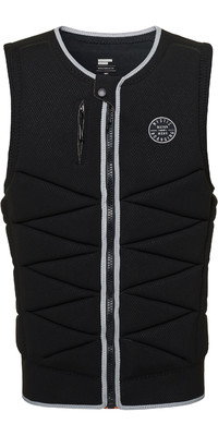 2023 Mystic Mens Outlaw Front Zip Impact Vest 35005220145 - Black