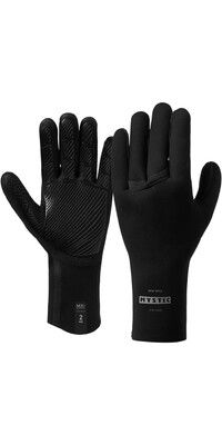 2024 Mystic Ease 3mm 5 Finger Hybrid Gloves 35015.250080.900 - Black