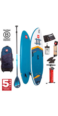 2024 Red Paddle Co 9'6'' Wild MSL Stand Up Paddle Board , Bolsa, Bomba Y Hybrid Tough Paddle 001-001-005-0057 - Blue