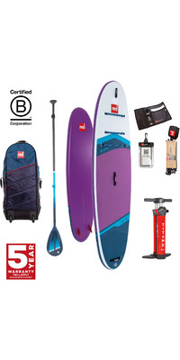 2024 Red Paddle Co 10'6'' Ride MSL Stand Up Paddle Board , Bolsa, Bomba Y Hybrid Tough Paddle 001-001-001-0099 - Purple