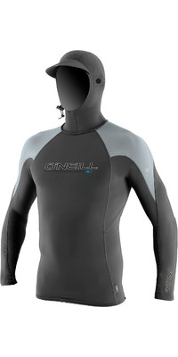 2024 O'neill Premium Para Hombre Skins O'zone Manga Larga Con Capucha Lycra Vest 4951 - Graphite / Cool Grey / Ocean