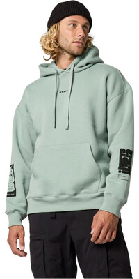 2024 Mystic Boundless Hood Sweat 35104.250105 - Frozen Green