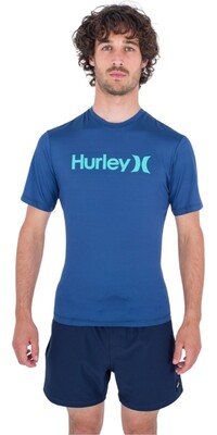 2024 Hurley Hombres Chaleco De Licra De Manga Corta One And Only Quickdry MAT0001010 - Submarine