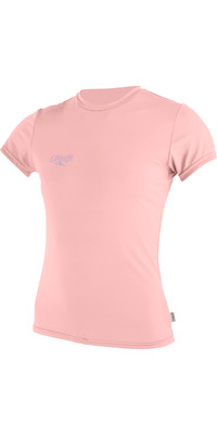 2024 O'Neill Girls Premium Skins Short Sleeve Sun Rash Tee 5304 - Peony