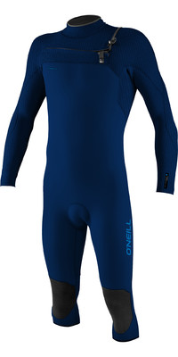 2024 O'Neill Hombres Hyperfreak 4/3+mm Chest Zip Overknee Neopreno 5432 - Navy