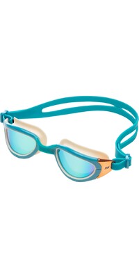 2024 Zone3 Attack Gafas de natacin SA18GO - Teal / Cream / Copper