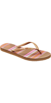 2023 Reef Womens Seaside Prints Flip Flops CJ0250 - Smoothie Stripe