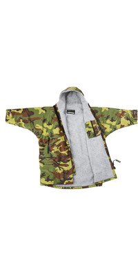 2023 Dryrobe Advance Junior Long Sleeve Changing Robe DR104 - Camo Grey