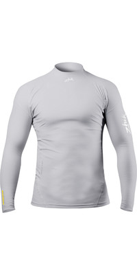 2024 Zhik Mens Eco UPF50+ Spandex Long Sleeve Rash Guard DTP-0063 - Platinum