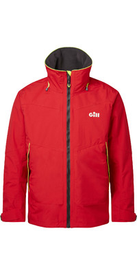 2024 Gill Mens OS3 Coastal Jacket OS32J - Red