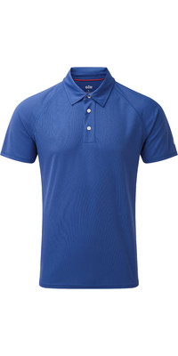 2019 Gill Mens UV Tec Polo Top Blue UV008