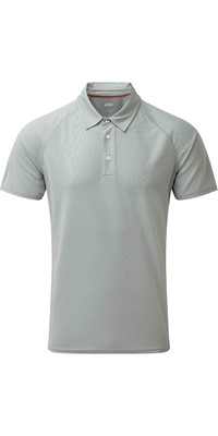 2024 Gill Hombres Uv Tec Polo Top Gris Uv008