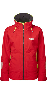 2024 Gill Mujer Os3 Coastal Chaqueta Os32jw - Rojo