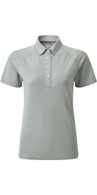 2024 Gill Mujer Uv Tec Polo Top Gris Uv008w