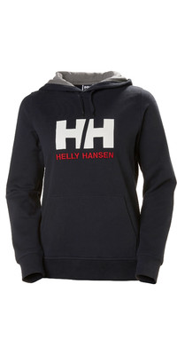 2023 Sudadera Con Capucha Con Logo Hh Para Mujer Helly Hansen 33978 - Navy