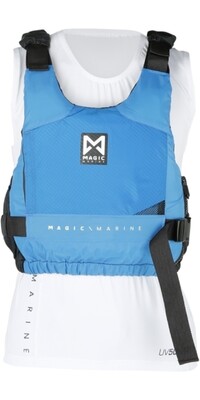 2022 Magic Marine Unisex Ultimate Side Zip Flotabilidad Ayuda Mmuuszba - Azul