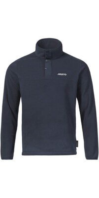 2024 Musto Hombres Nautic Polartec Snap Pullover Fleece 82599 - Navy