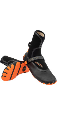 2024 Solite Custom Pro 2.0 5mm Wetsuit Boots 21002 - Orange / Black