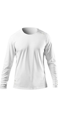 2024 Zhik Hombre Zhikdry Uv Active Camiseta De Manga Larga Atp0070 - Blanco
