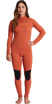 2024 Billabong Womens Salty Dayz 3/2mm Chest Zip Wetsuit ABJW100121 - Copper Sands