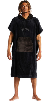 2024 Billabong Albornoz / Poncho Con Capucha Para Hombre Abyaa00220 - Negro