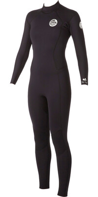 Rip Curl Ladies Dawn Patrol 3/2mm GBS Back Zip Wetsuit BLACK WSM4GW