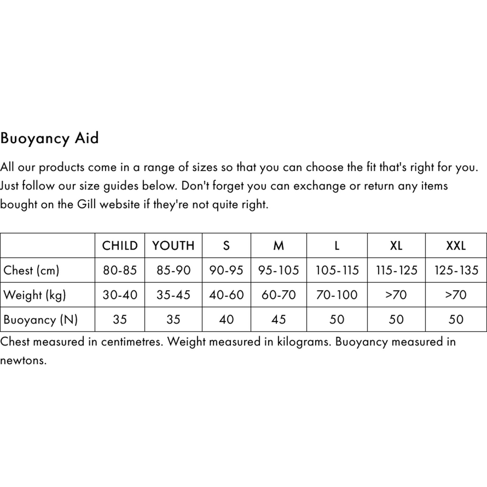 Zone3 Change Robes 23 0 Size Chart