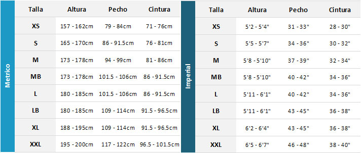 Musto Mens MArine Garments 19 0 Tabla de Tallas