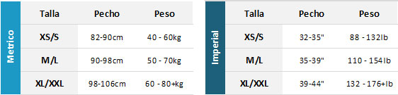 Palm Womens BA 19 Womens Tabla de Tallas